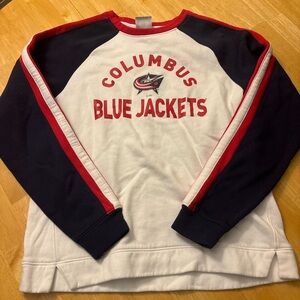 NHL Columbus Blue Jackets Sweatshirt - Red, White, and Blue